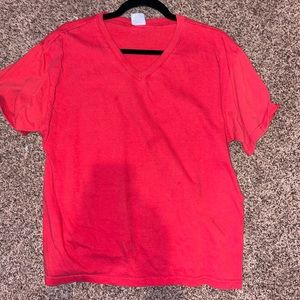 Basic Red/Pink V-Neck